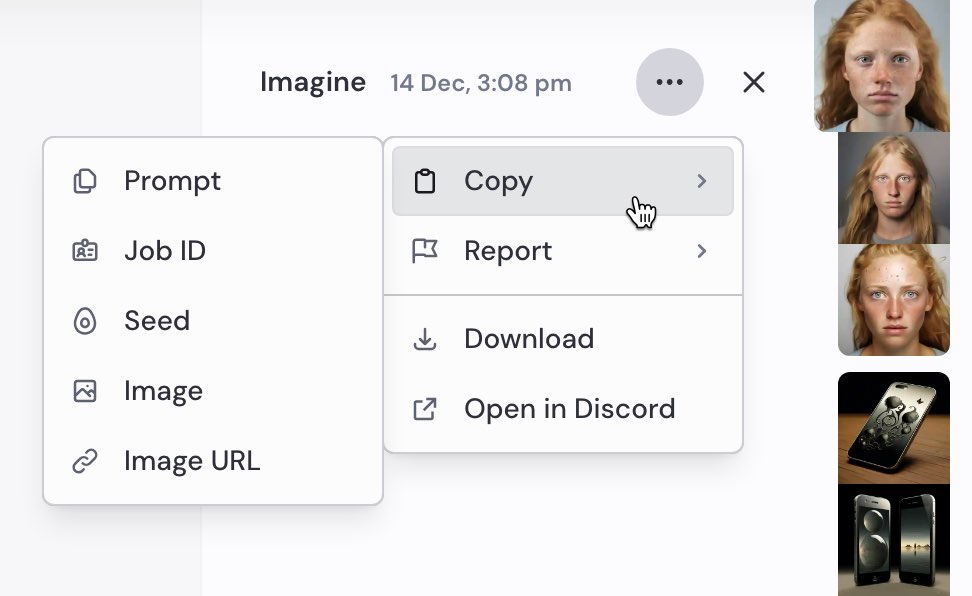 Alpha-Preview: Midjourney Web-Interface